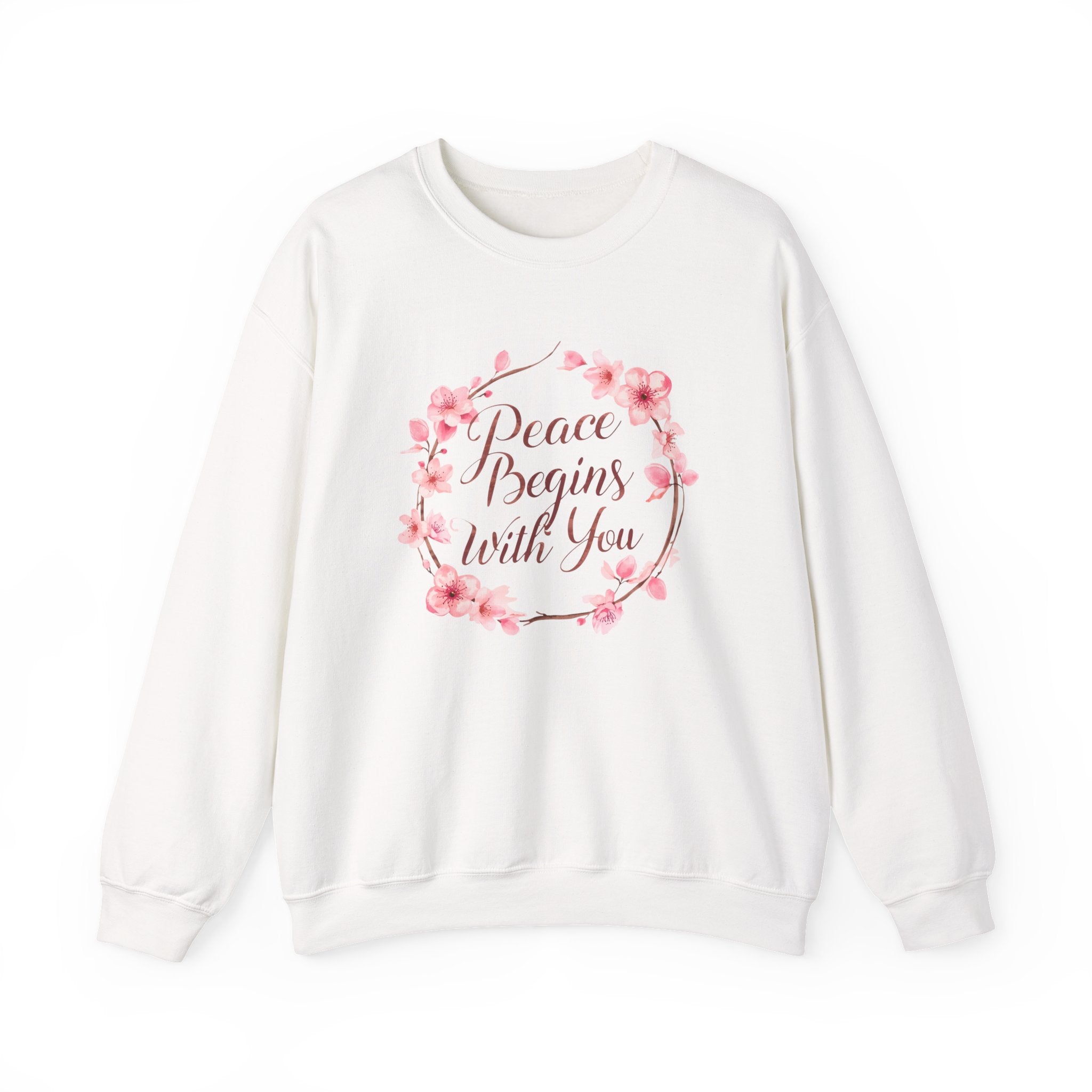 Peace Begins With You- Women Sweatshirt .