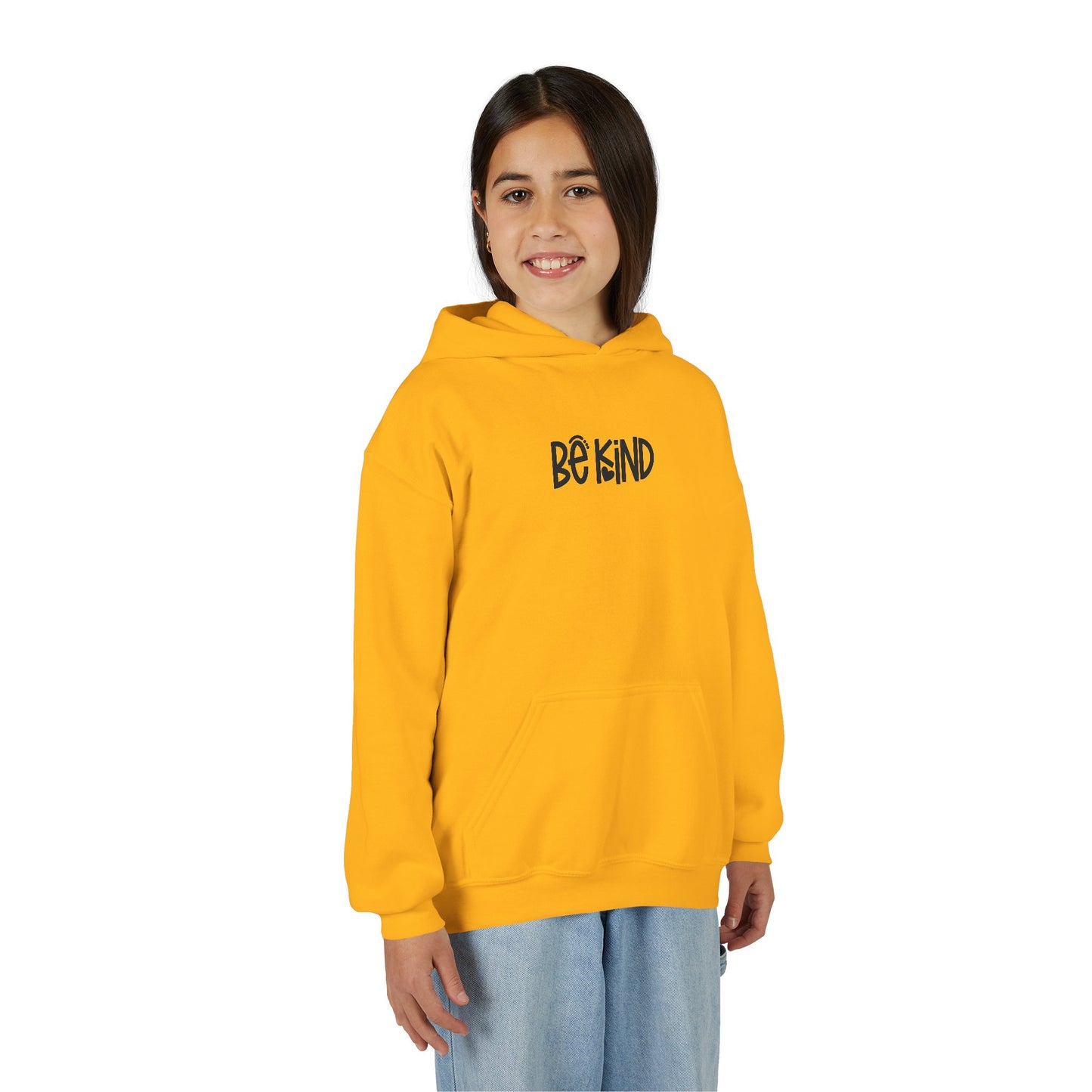 Be Kind Youth Hoodie — Positive Message Kids Sweatshirt