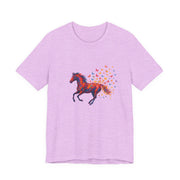Equestrian Dream Unisex Tee, Horse Lover Gift, Art Tee, Animal Illustration Shirt, Nature Vibe Apparel