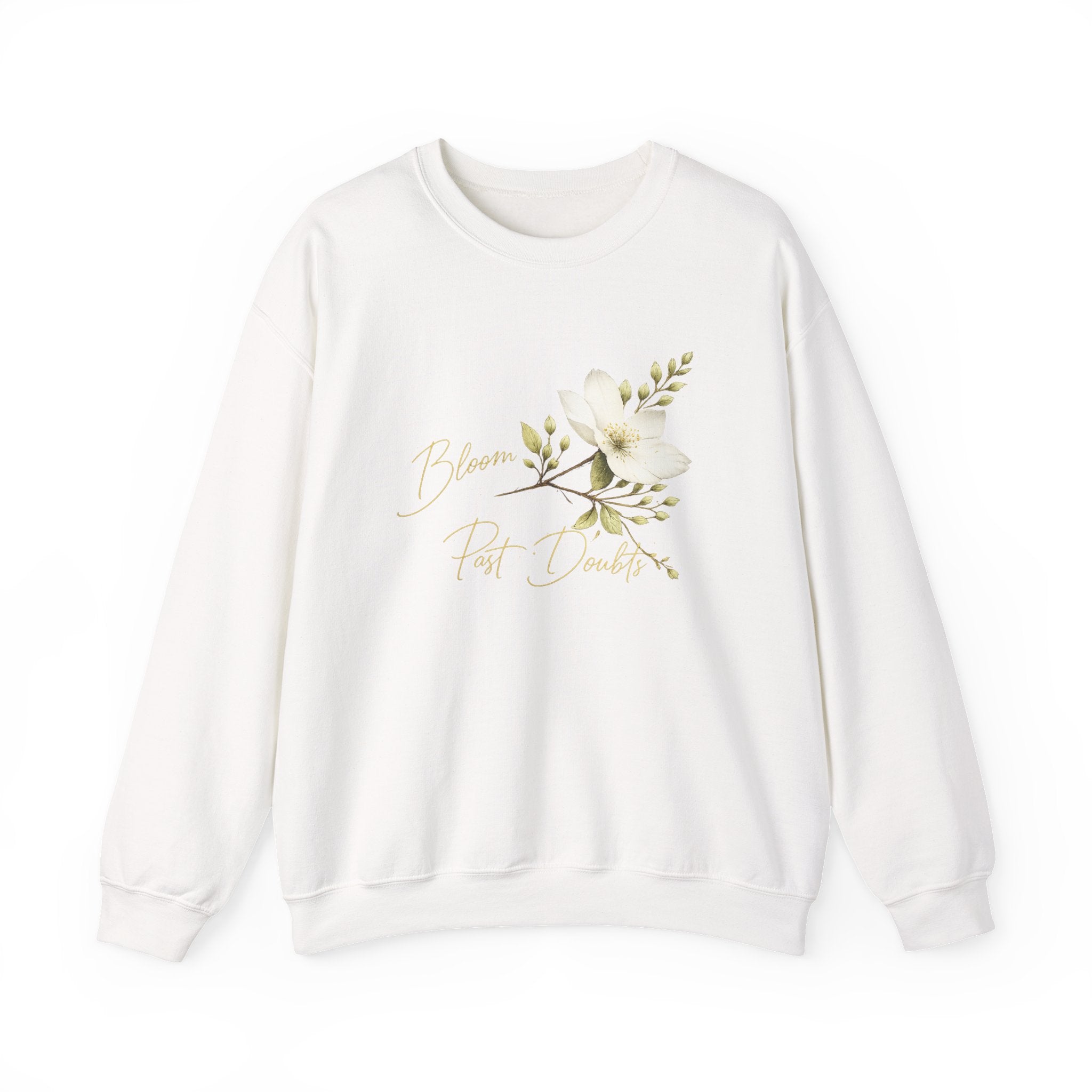Floral 'Bloom Past Darkness' Crewneck Sweatshirt