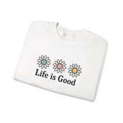 Life Is Good Daisy Crewneck Sweatshirt