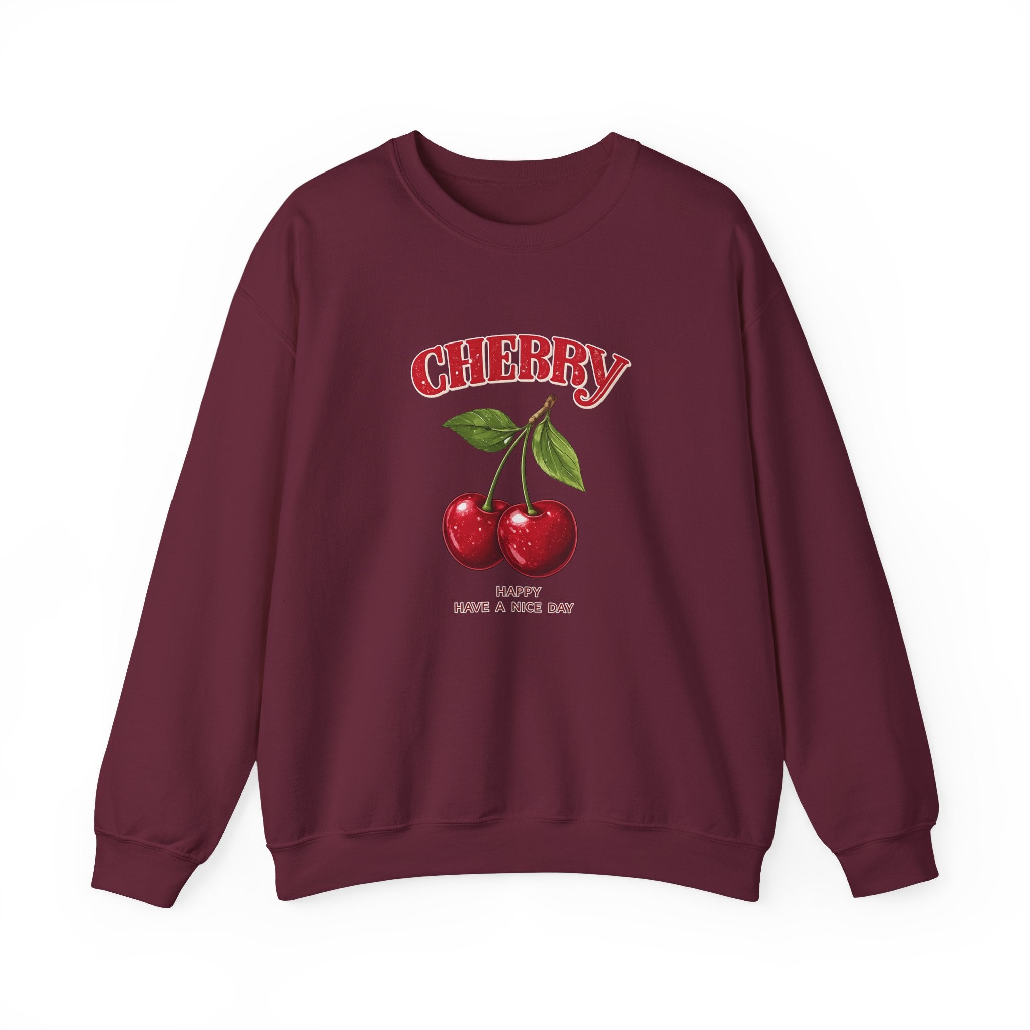 Cherry Graphic Women Sweatshirt.