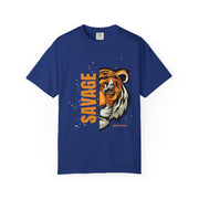 Savage Tiger Graphic Tee, Unisex T-shirt for Bold Fashion, Streetwear Essentials, Animal Lover Gift, Casual Everyday Wear