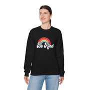 Be Kind Rainbow Crewneck Women Sweatshirt