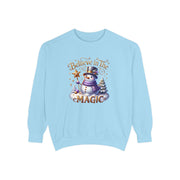 Believe in the Magic Snowman Unisex Sweatshirt