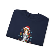 Cute Christmas Holiday Stack of Kittens Sweatshirt