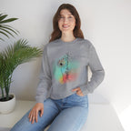 'Just Breathe' Dandelion Watercolor Comfort — Crewneck Sweatshirt