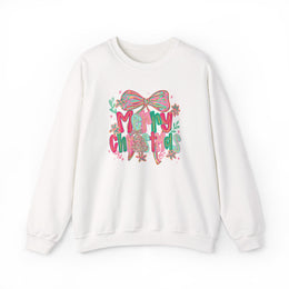 'Merry Christmas' Holiday Graphic Crewneck Sweatshirt