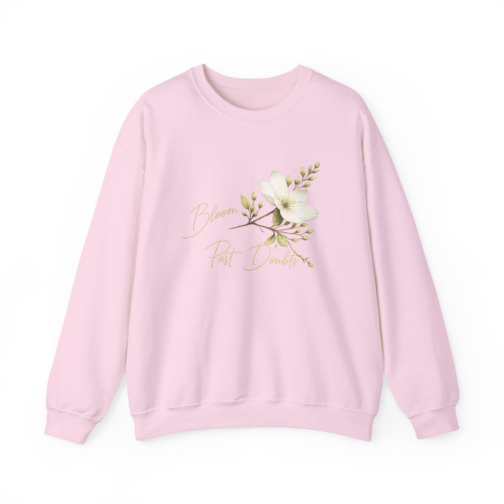 Floral 'Bloom Past Darkness' Crewneck Sweatshirt