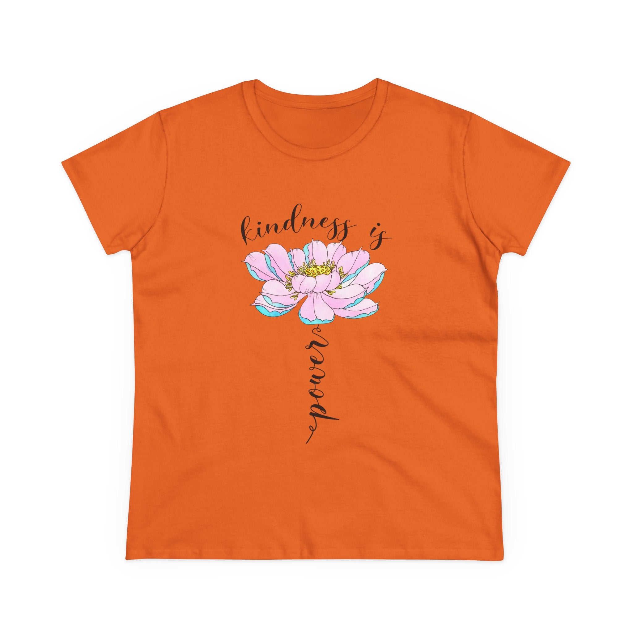 Kindness Is Power Floral  Women T-Shirt