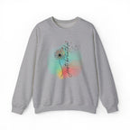 'Just Breathe' Dandelion Watercolor Comfort — Crewneck Sweatshirt