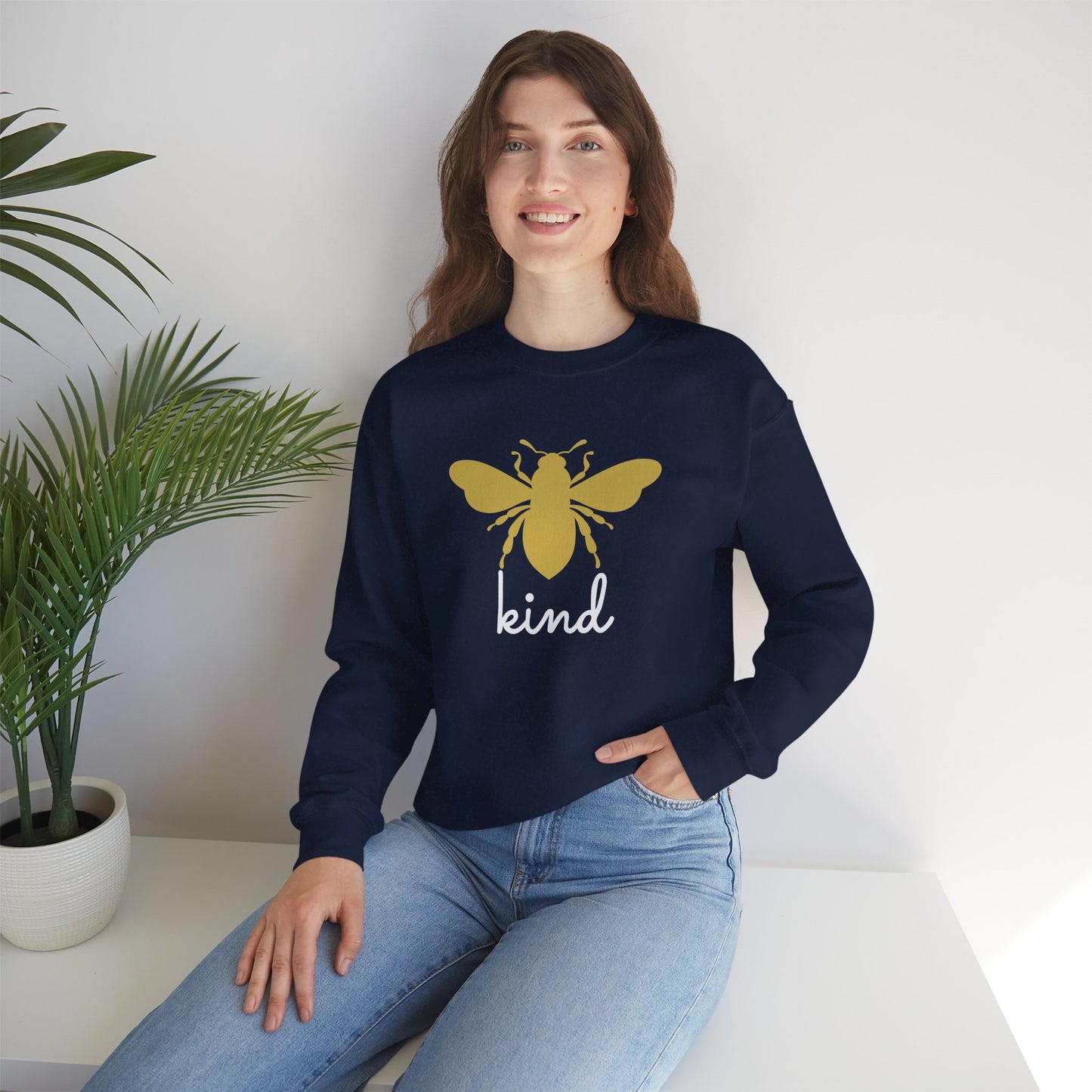 Bee Kind Crewneck Women Sweatshirt