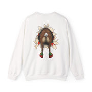 Cute & Comical Reindeer Breakthrough Unisex Sweatshirt