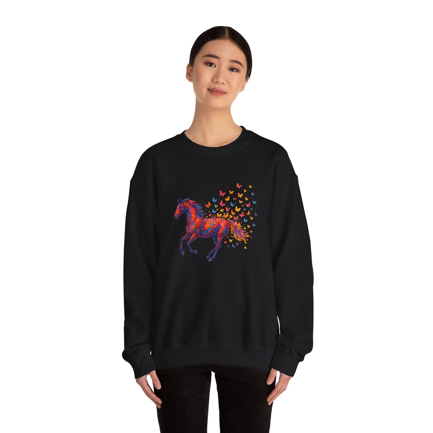 Colorful Unicorn & Butterflies Sweatshirt
