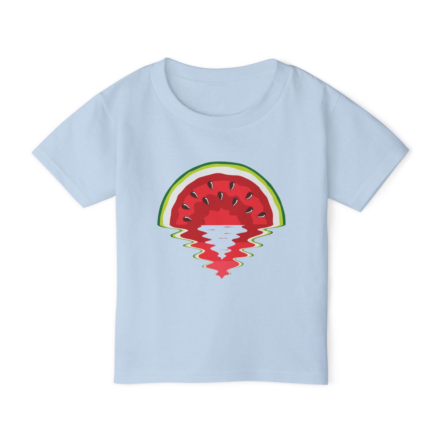 Watermelon Sunset Toddler T-shirt, Cute Kids Summer Tee