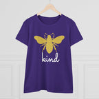 Yellow Bee Graphic Cotton Women T‑Shirt