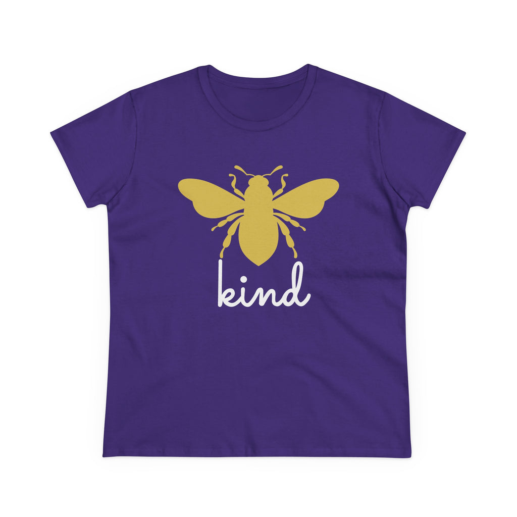 Yellow Bee Graphic Cotton Women T‑Shirt