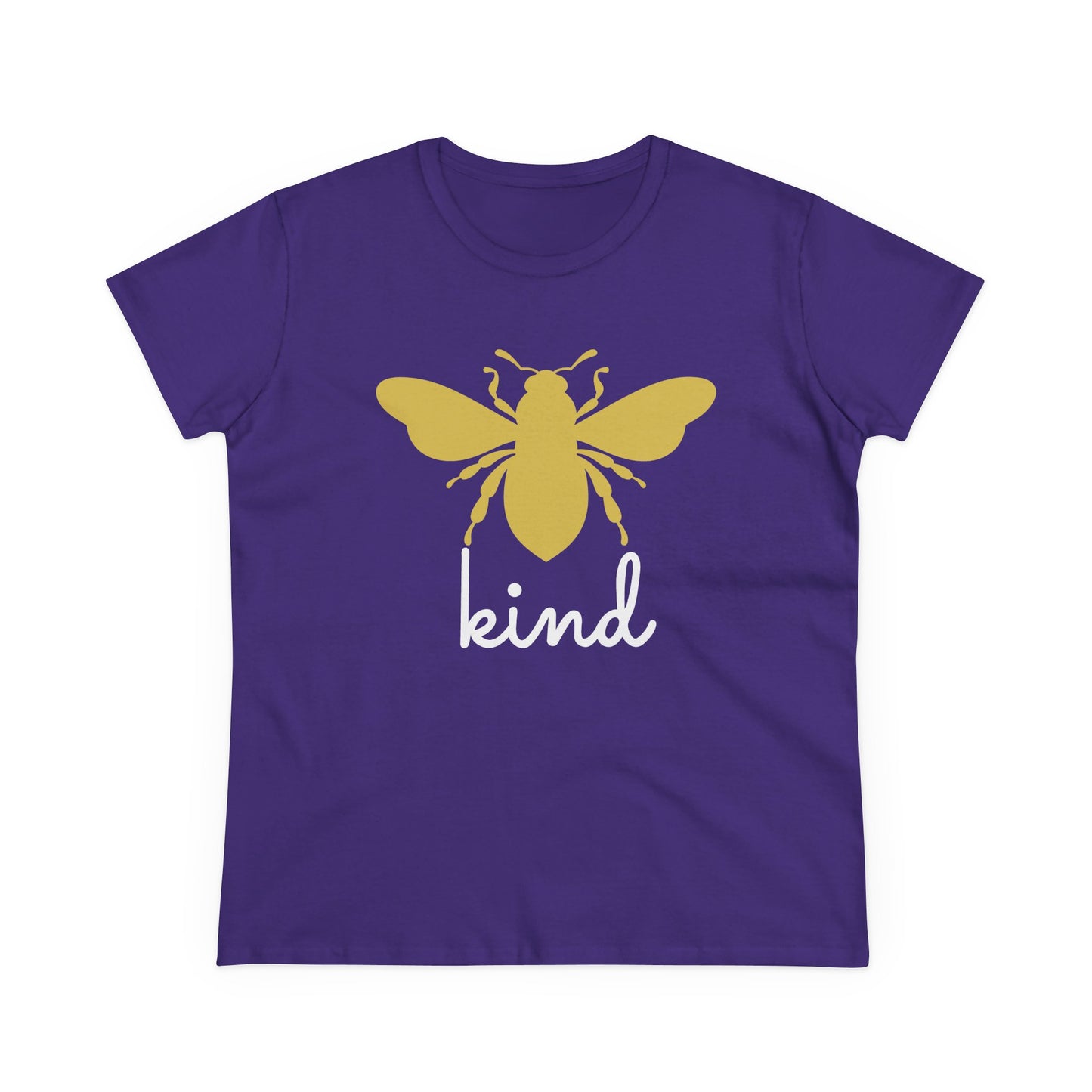 Yellow Bee Graphic Cotton Women T‑Shirt