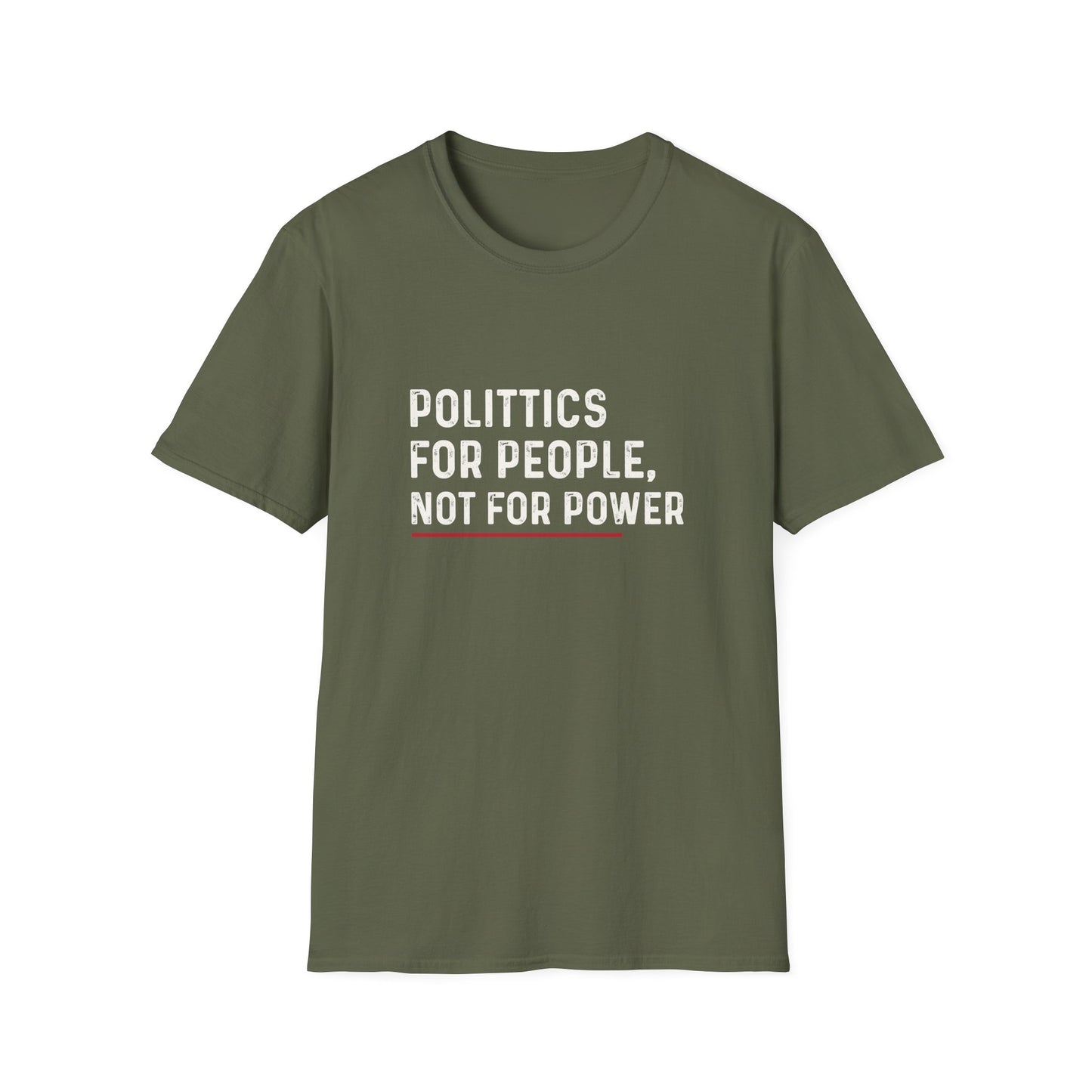 Unisex Empowerment T-Shirt - Politics for People, Not for Power, Activist Shirt, Gift for Change Makers, Statement Tee, Causal Wear, [...]