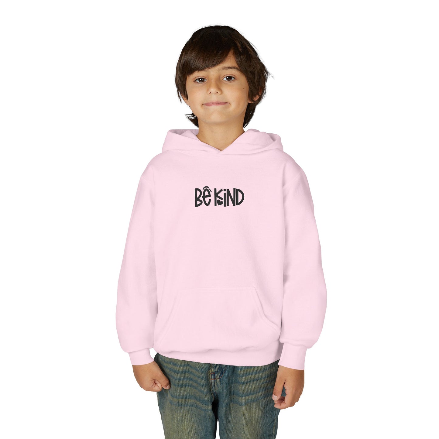 Be Kind Youth Hoodie — Positive Message Kids Sweatshirt