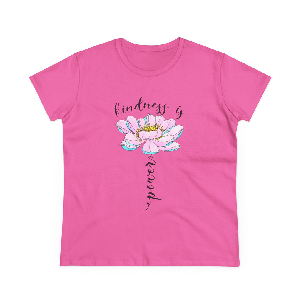 Kindness Is Power Floral  Women T-Shirt