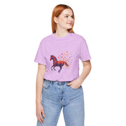 Equestrian Dream Unisex Tee, Horse Lover Gift, Art Tee, Animal Illustration Shirt, Nature Vibe Apparel