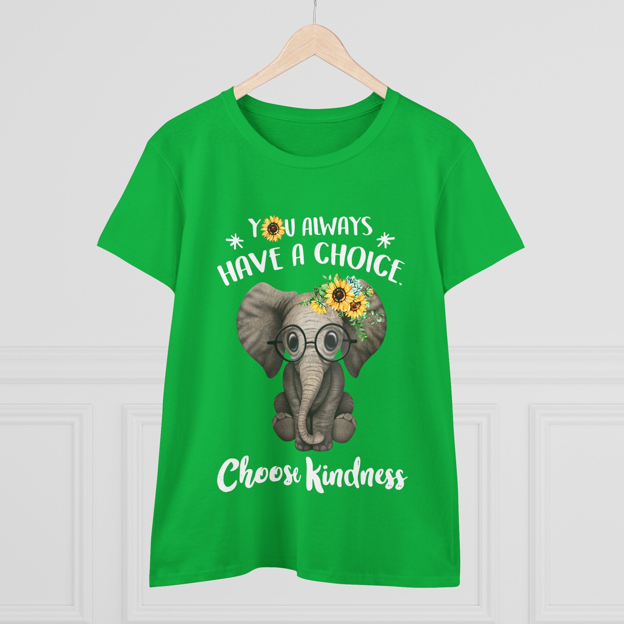 Choose Kindness Elephant Women T-Shirt
