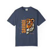 Savage Tiger Graphic Tee, Unisex T-shirt for Bold Fashion, Streetwear Essentials, Animal Lover Gift, Casual Everyday Wear