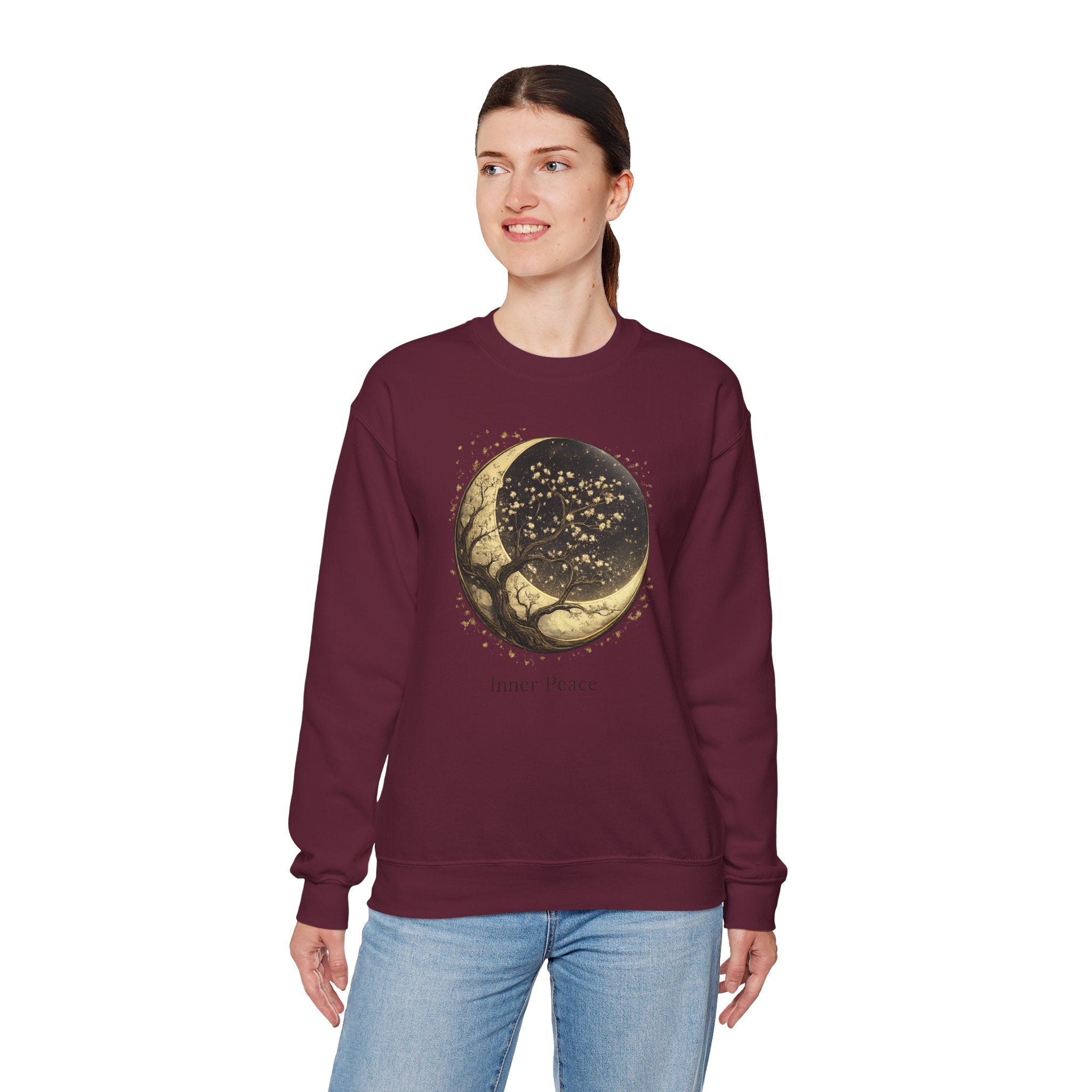 Moon Meditation Graphic Sweatshirt