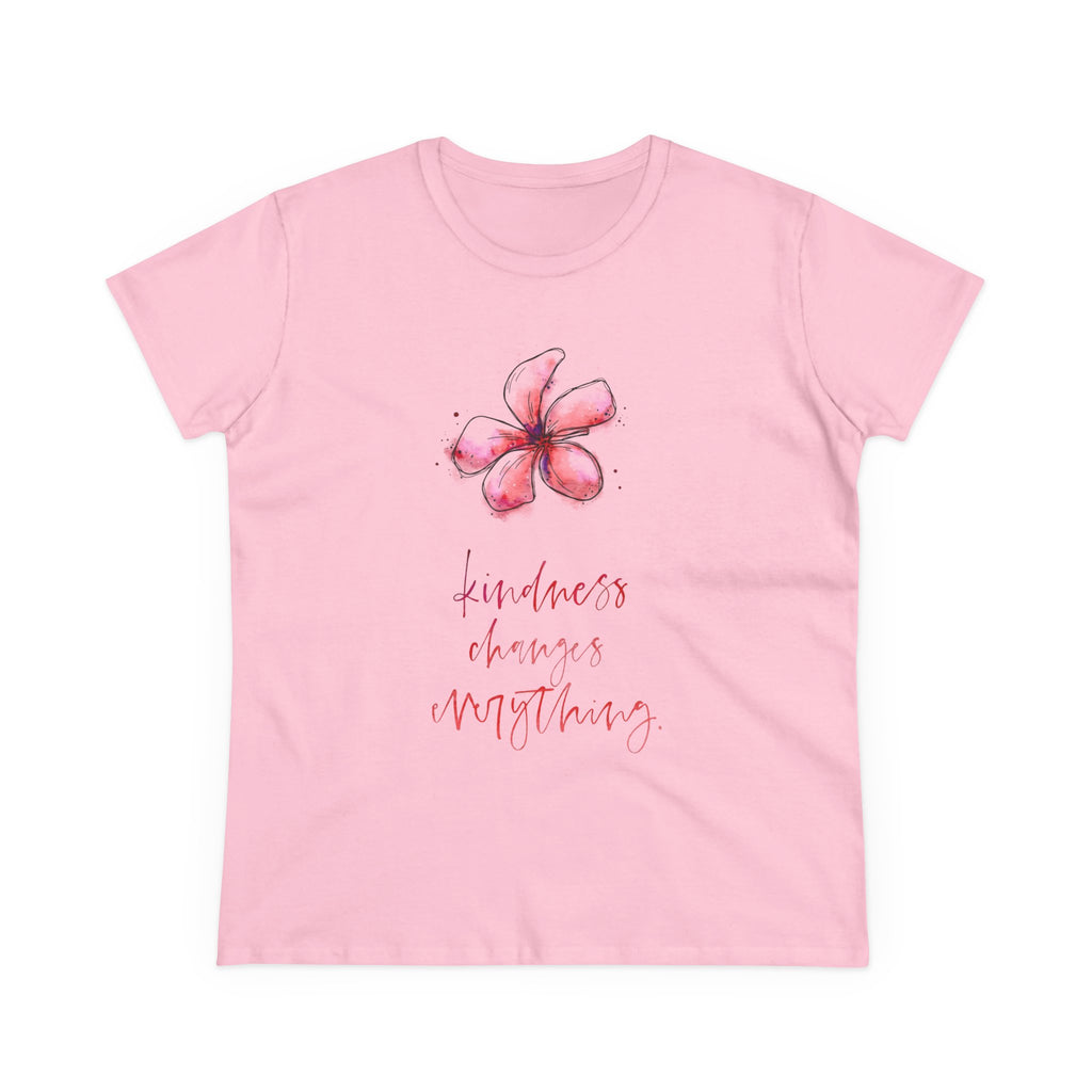 Kindness Changes Everything Floral  Women T-Shirt