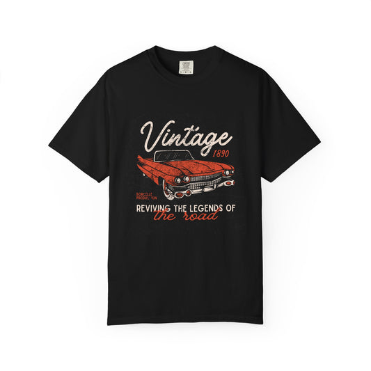 Vintage Car T-Shirt | Unisex Garment-Dyed Tee for Car Lovers