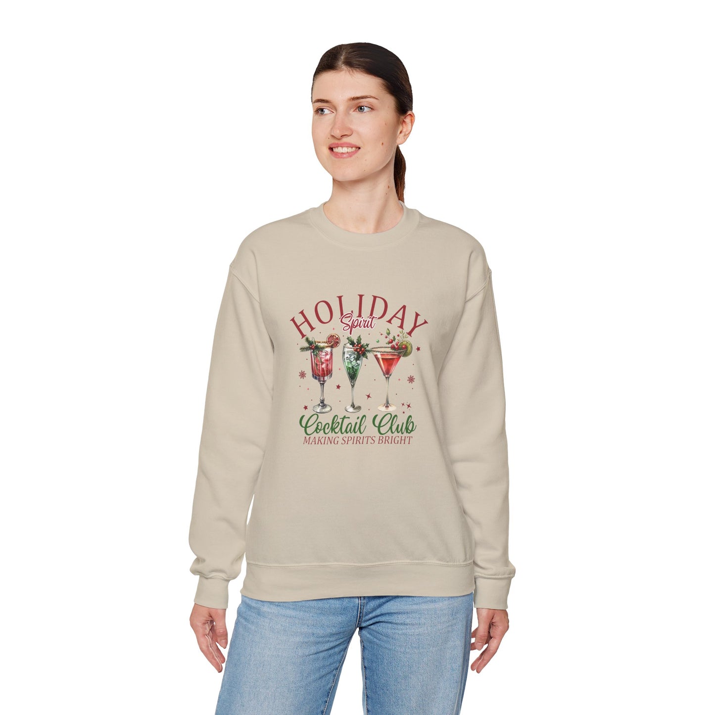 Holiday Cocktail Club Crewneck Sweatshirt
