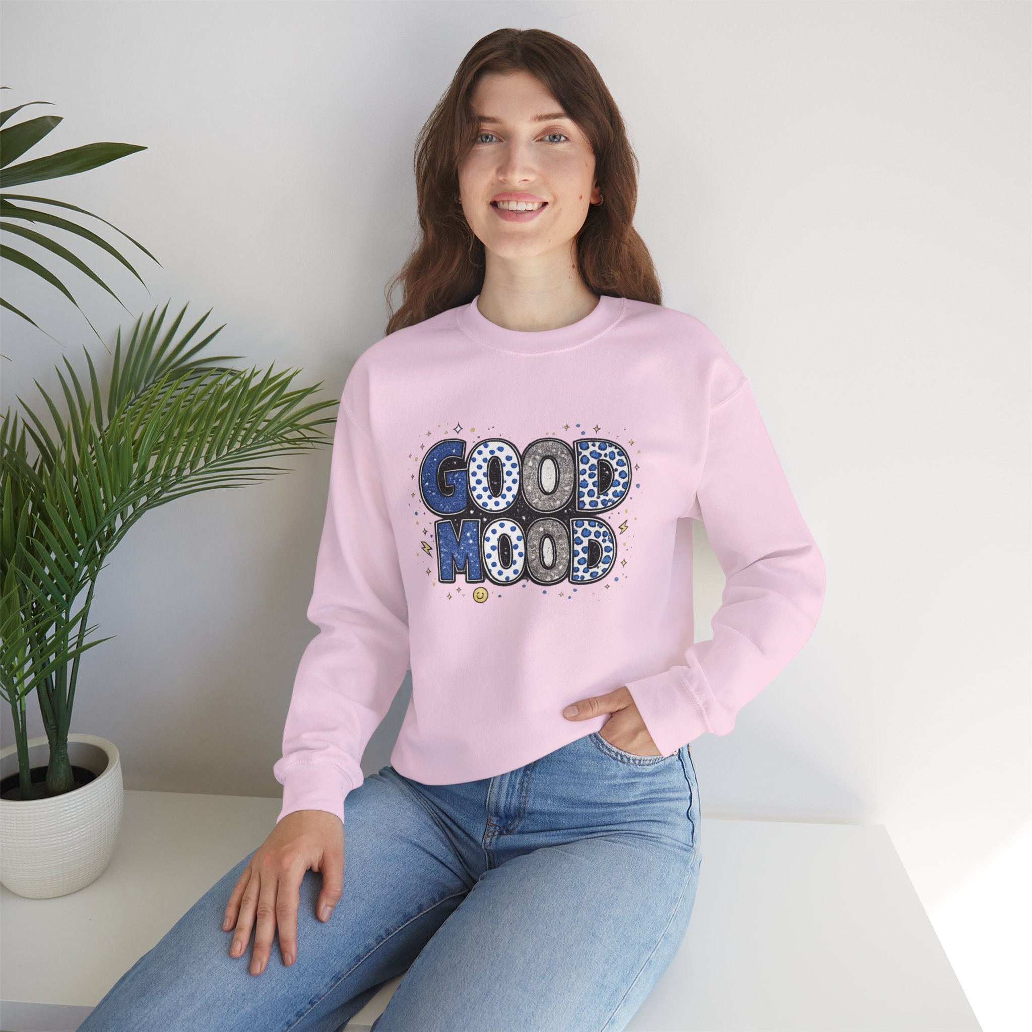 'Good Mood' Crewneck Sweatshirt
