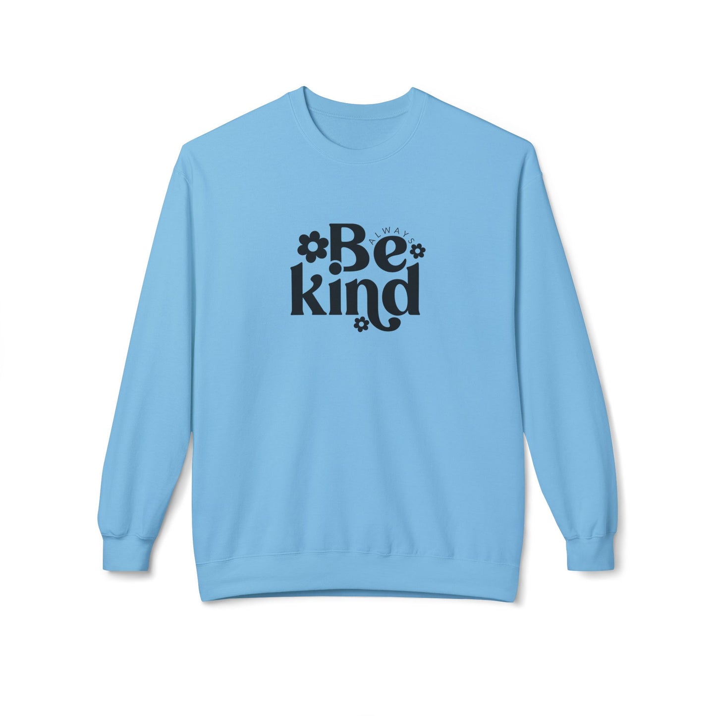 Be Kind Floral Crewneck Unisex Sweatshirt