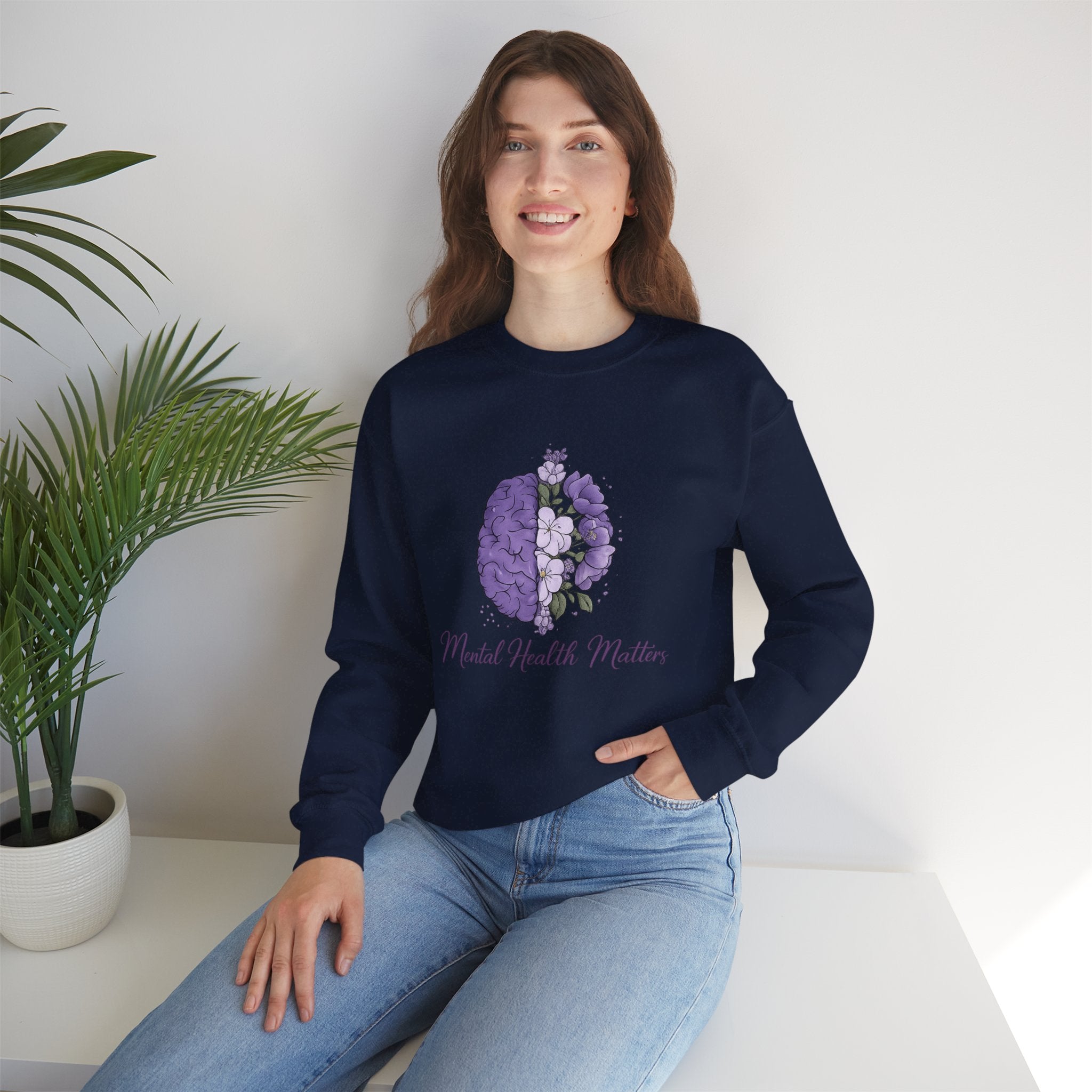 'Mental Health Matters' Women Sweatshirt.