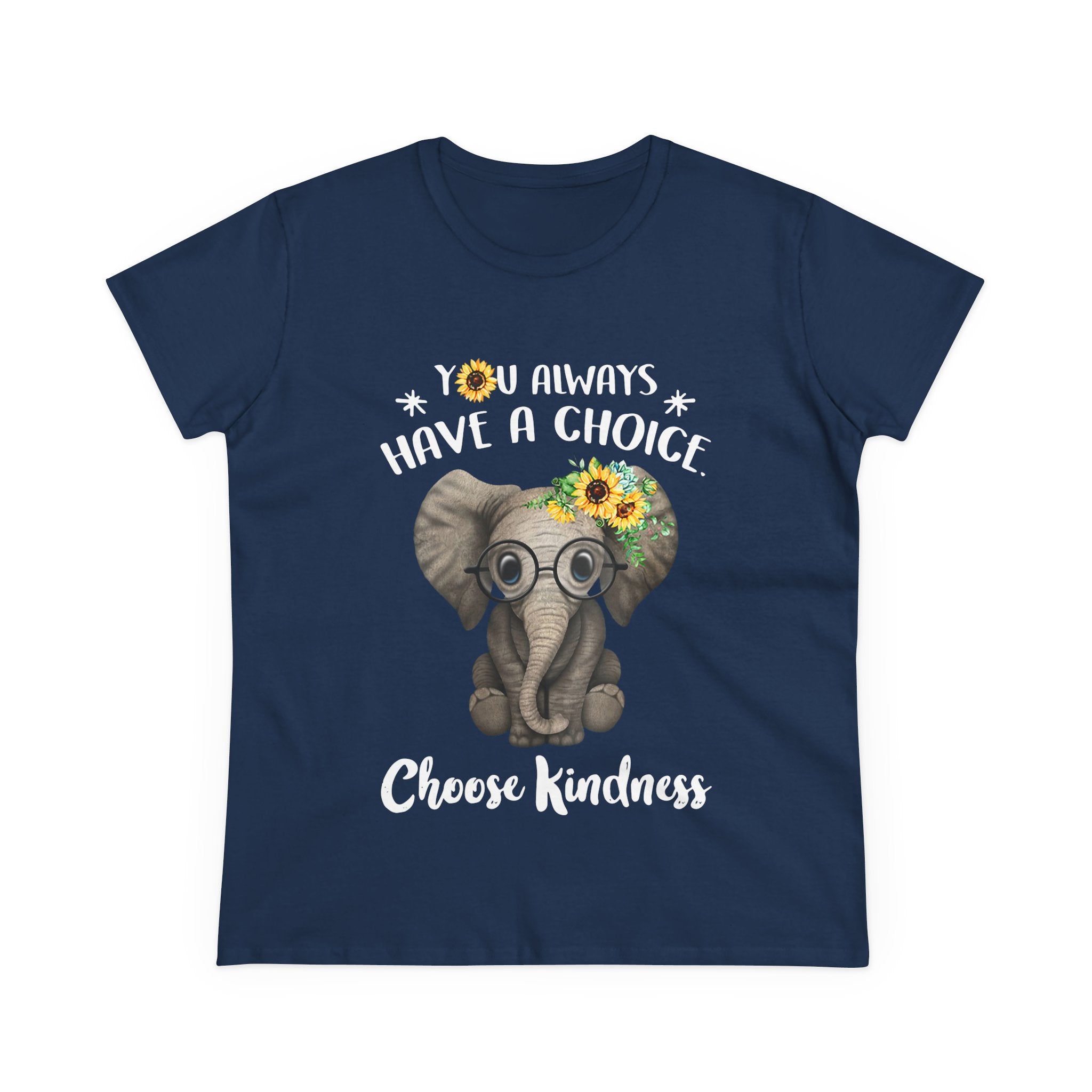 Choose Kindness Elephant Women T-Shirt