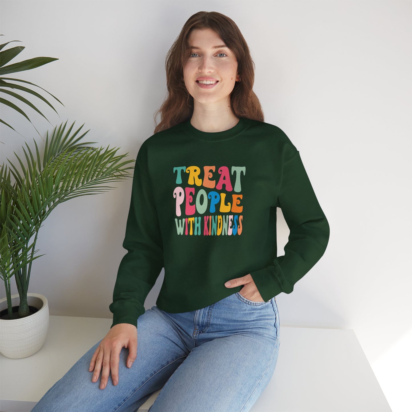 Treat People With Kindness Women Sweatshirt