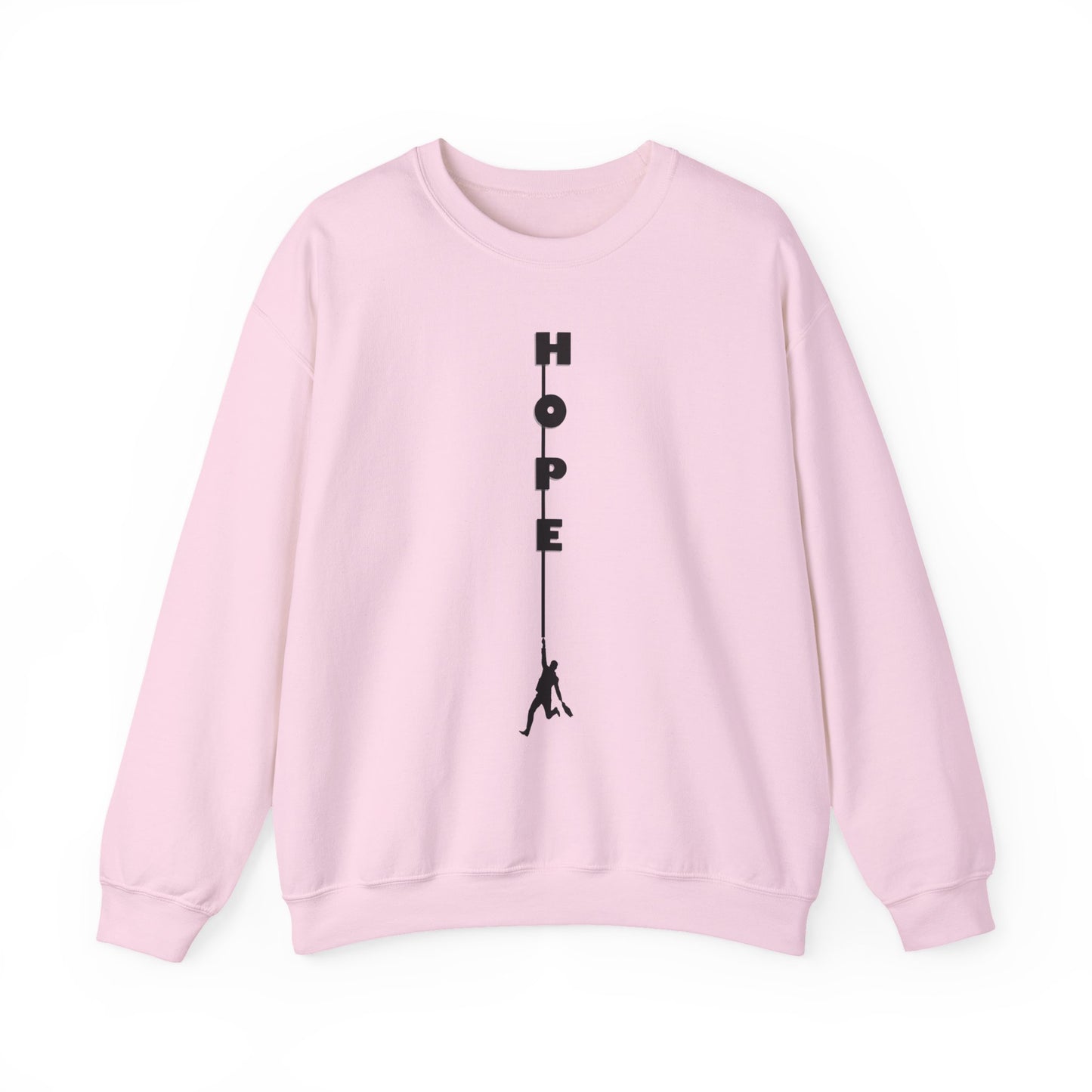Hope Rope Climber Sweatshirt — Inspirational HOPE Crewneck