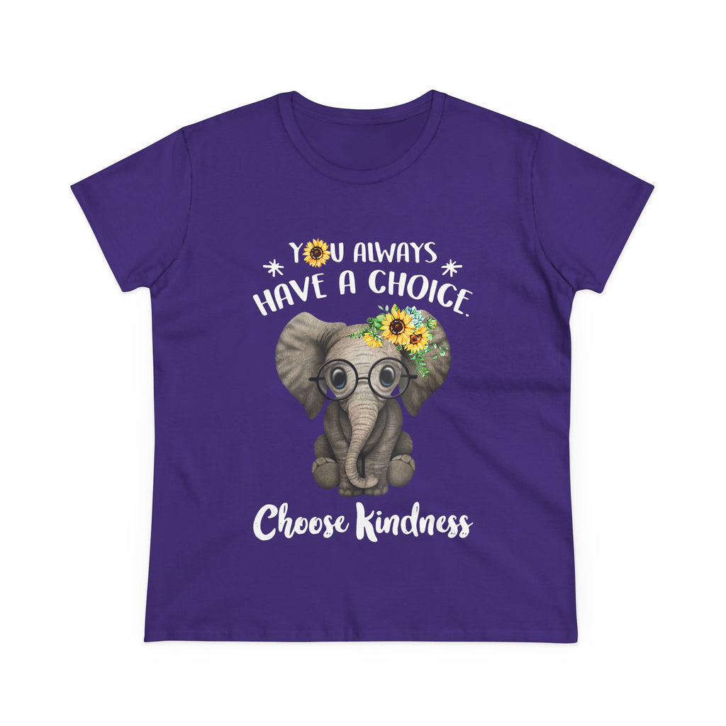 Choose Kindness Elephant Women T-Shirt
