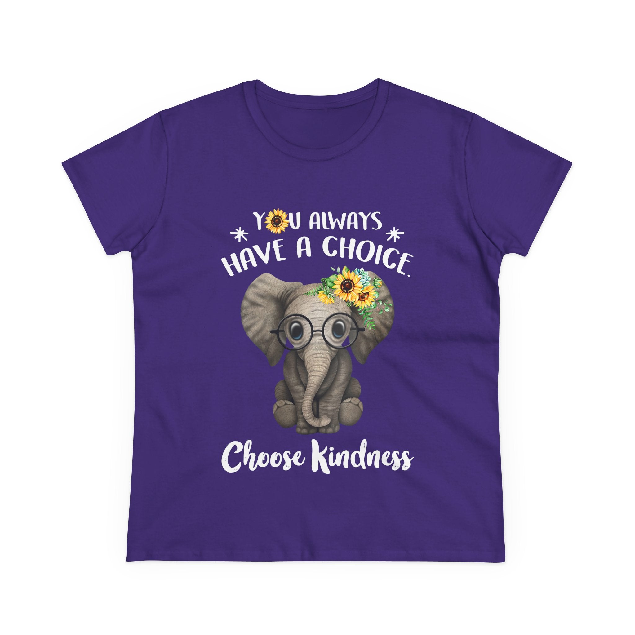 Choose Kindness Elephant Women T-Shirt