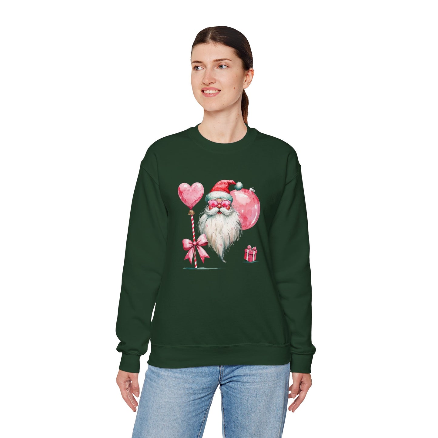 Valentine Santa Crewneck Sweatshirt