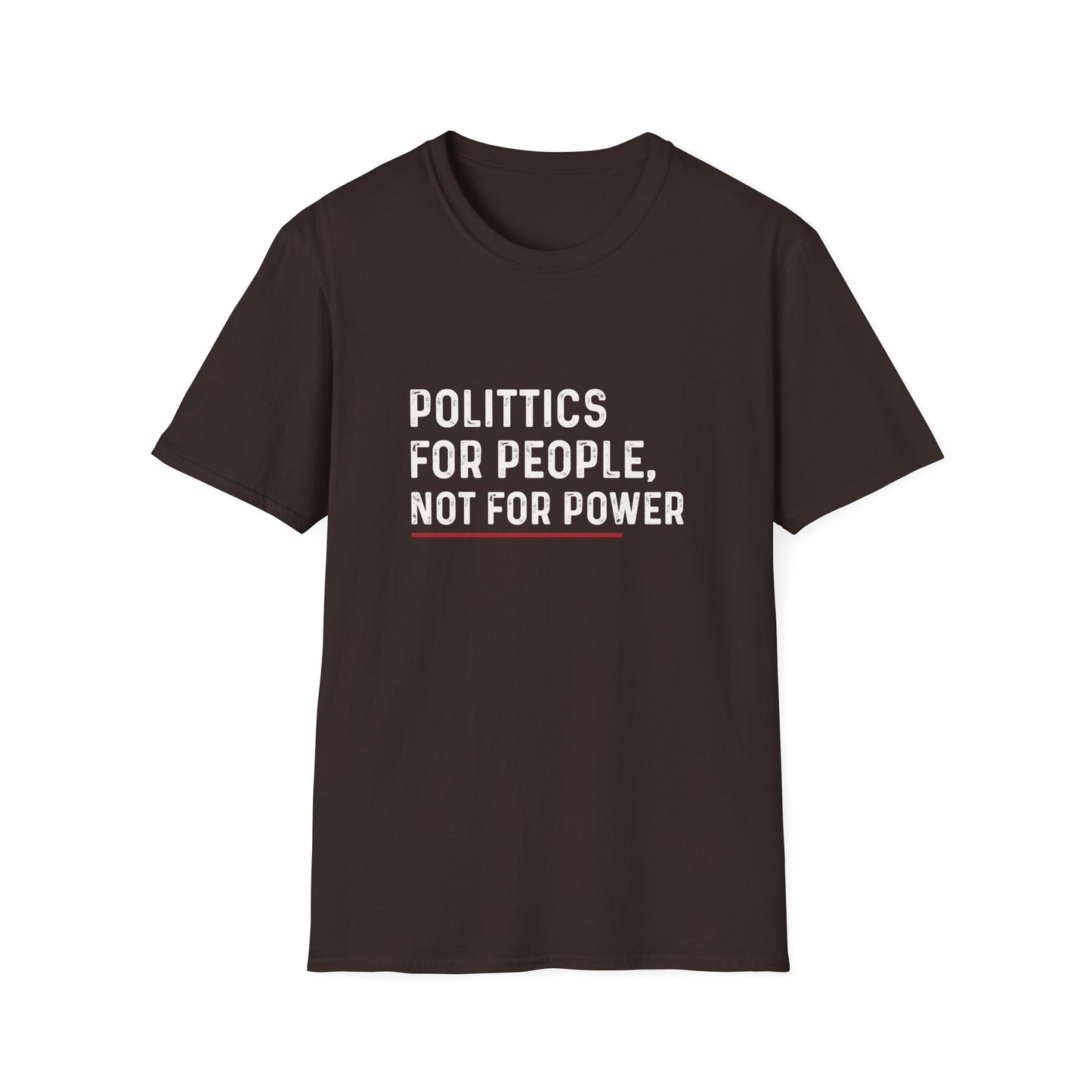 Unisex Empowerment T-Shirt - Politics for People, Not for Power, Activist Shirt, Gift for Change Makers, Statement Tee, Causal Wear, [...]