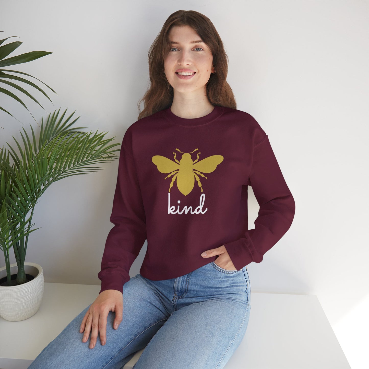 Bee Kind Crewneck Women Sweatshirt