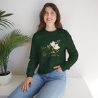 Floral 'Bloom Past Darkness' Crewneck Sweatshirt