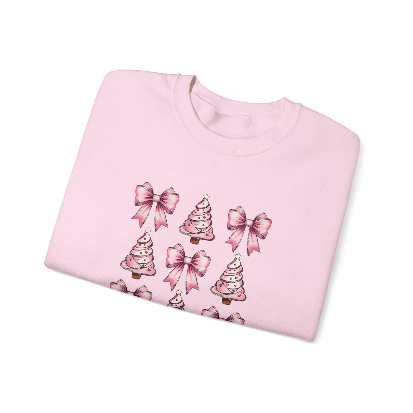 Pink Ribbon & Cupcake Crewneck Sweatshirt