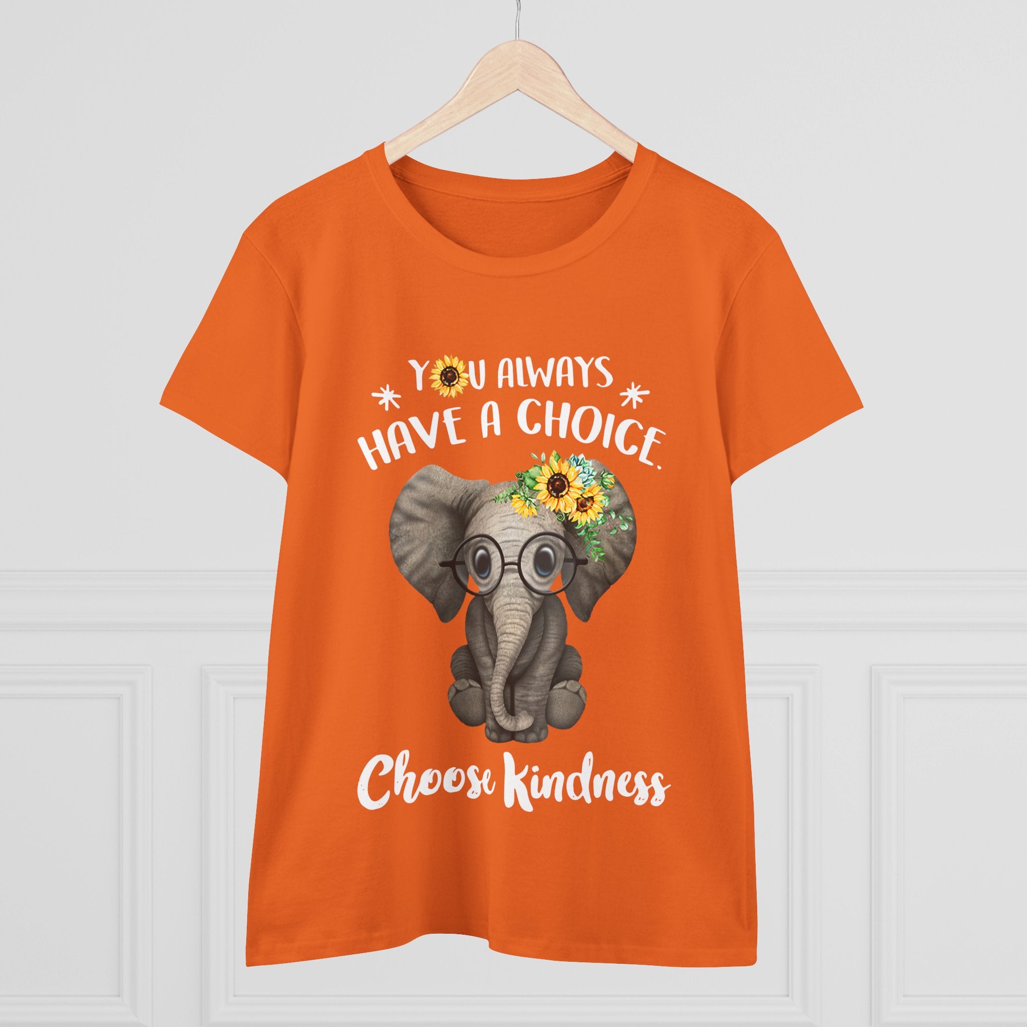 Choose Kindness Elephant Women T-Shirt