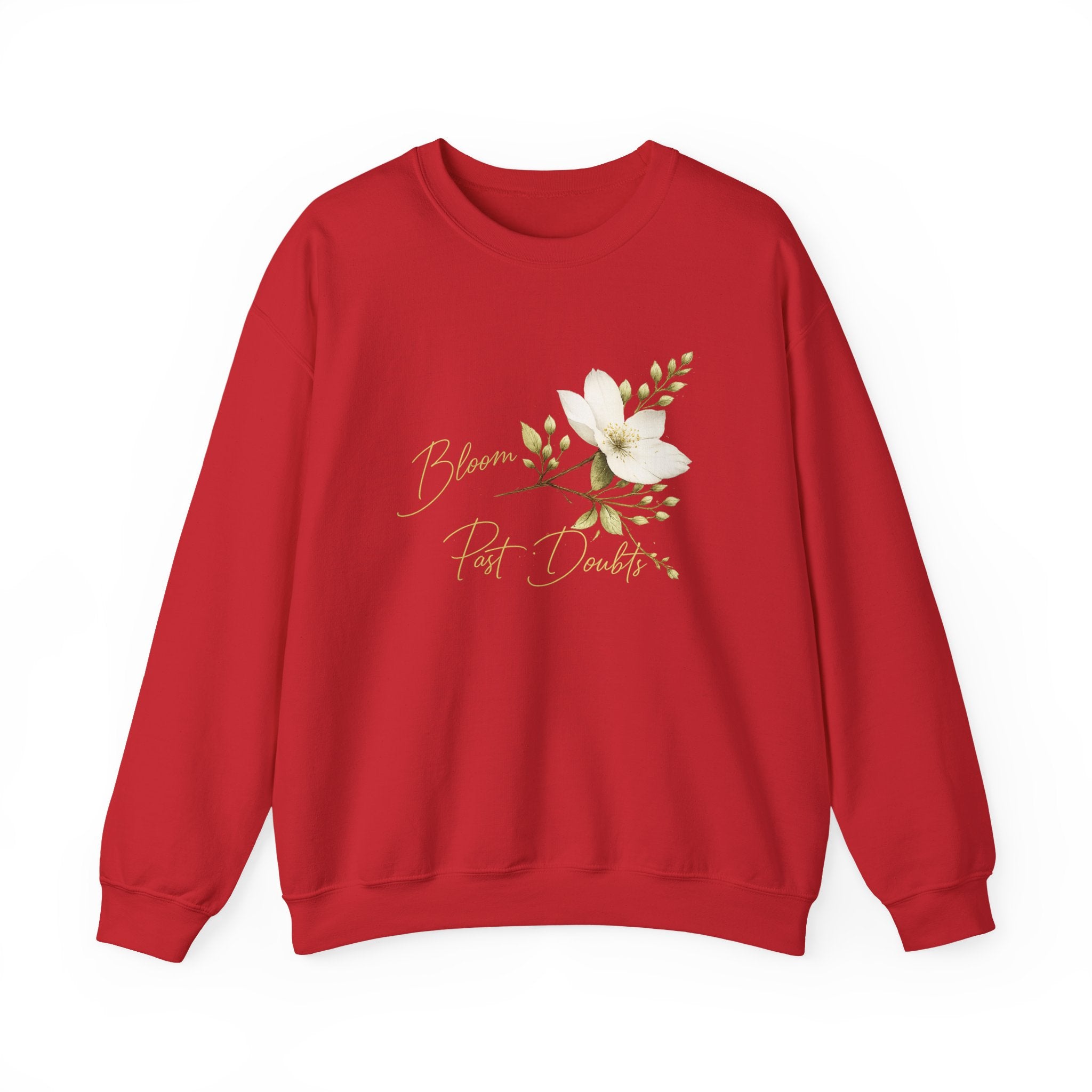 Floral 'Bloom Past Darkness' Crewneck Sweatshirt