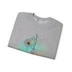 'Just Breathe' Dandelion Watercolor Comfort — Crewneck Sweatshirt