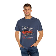 Vintage Car T-Shirt | Unisex Garment-Dyed Tee for Car Lovers, Retro Style Shirt, Cool Graphic Tee, Birthday Gift, Casual Wear