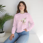 Floral 'Bloom Past Darkness' Crewneck Sweatshirt